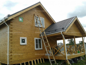Проект дома из бруса Аллаки в поселке Гремячье