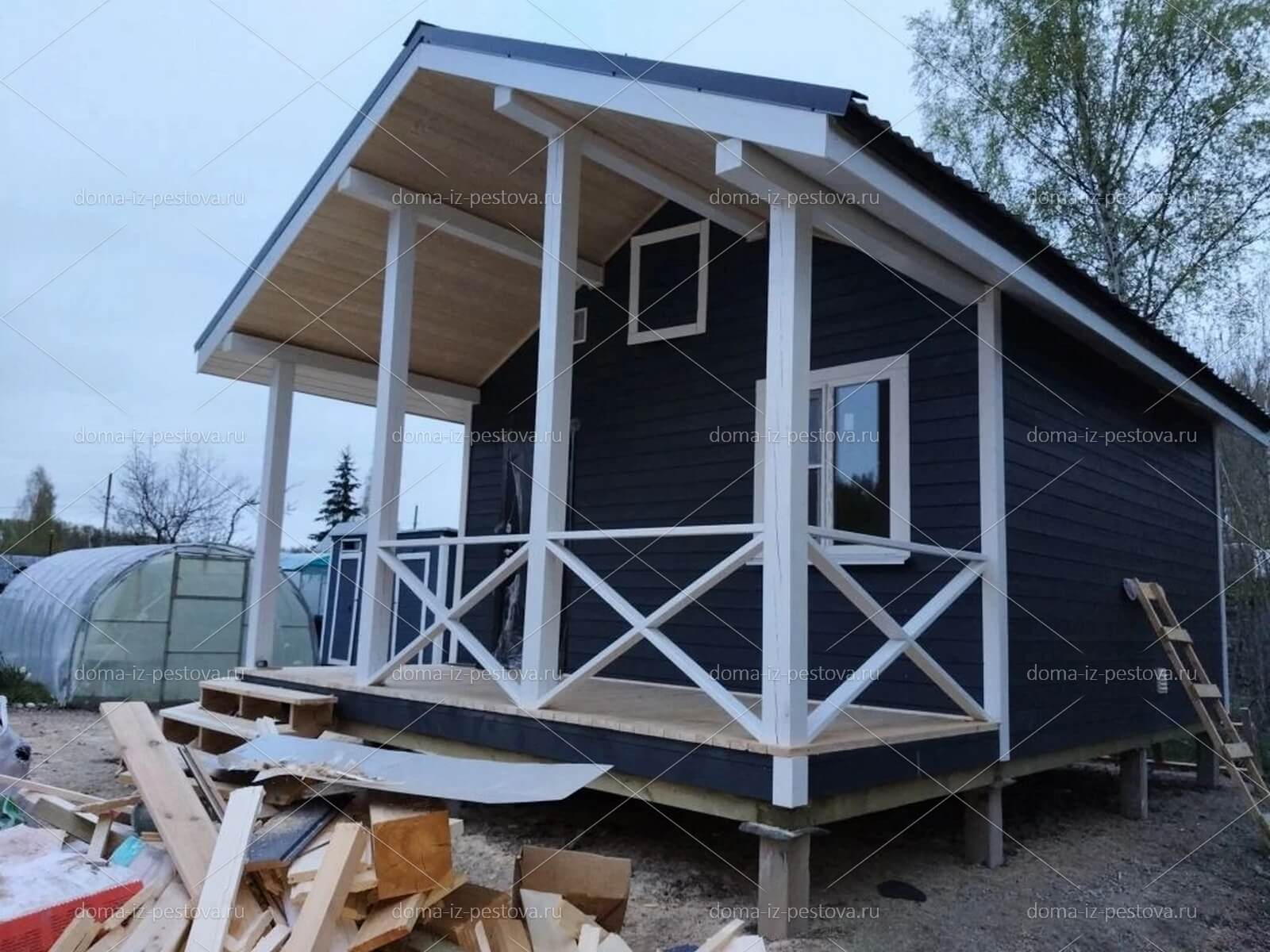 Баня по индивидуальному проекту заказчика в Вологодской области