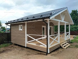 Баня по индивидуальному проекту заказчика в городе Валдай